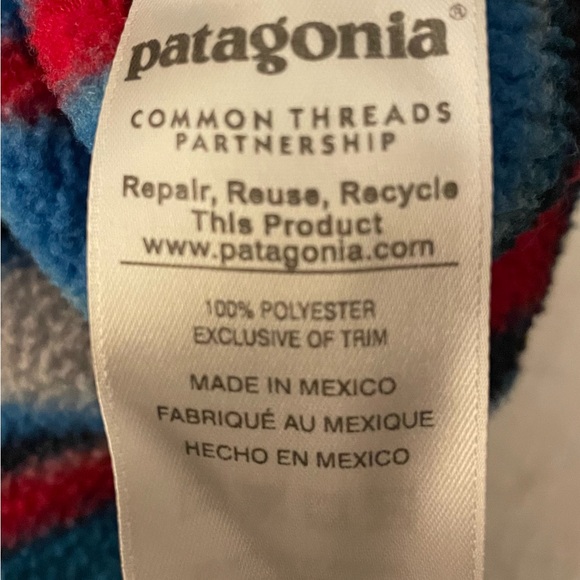 Rare Patagonia Synchilla Delta-Navy Blue Snap T Pullover Men’s XS - Picture 5 of 6